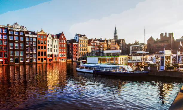 istock Amazing day in spring of Amsterdam 1477874945