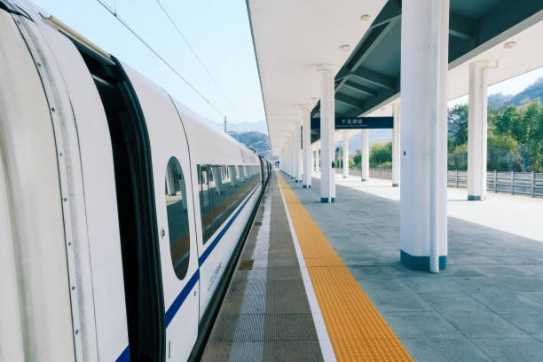 istock Beautiful High-Speed Railway Station in China 1477877614