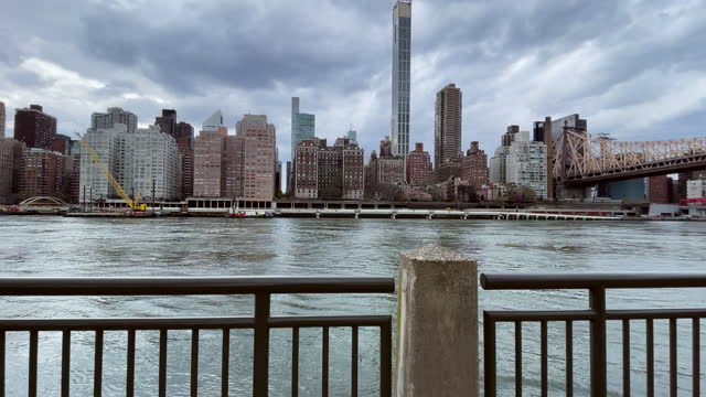 View of Ed Koch Queensboro Bridge and Manhattan's Skyline