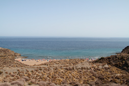 Calnegre beaches in Lorca, Murcia Region, Spain.