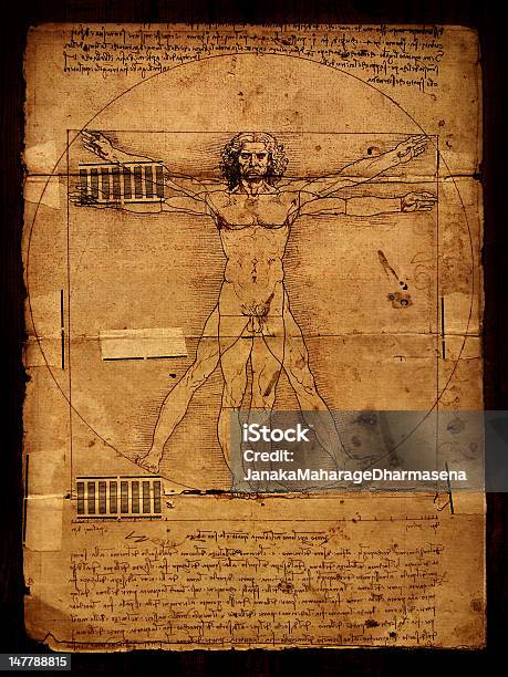 Foto de Anatomia De Arte e mais fotos de stock de Leonardo Da Vinci - Leonardo Da Vinci, Anatomia, Biologia