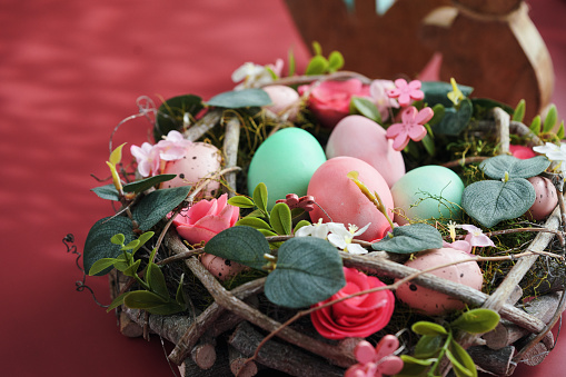Easter Decoration with Easter Eggs