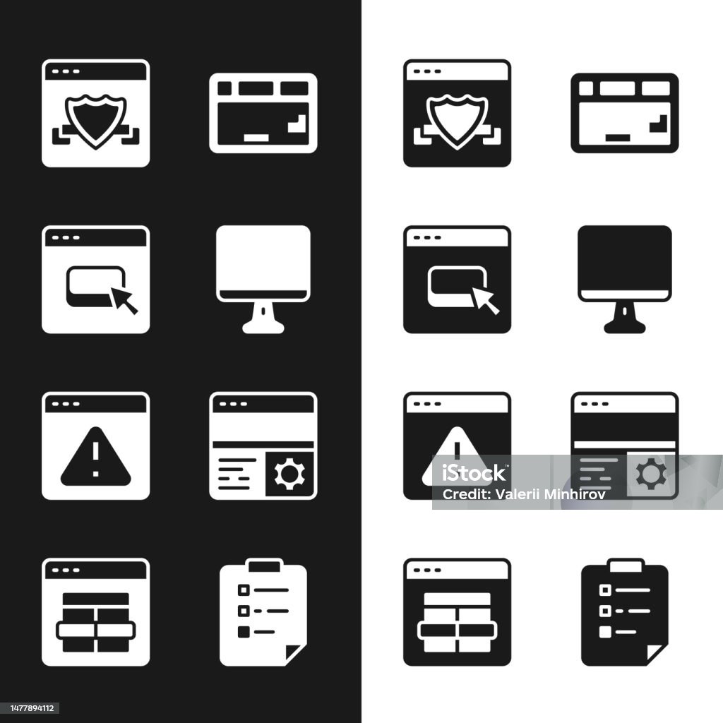 Set Computer Monitor Screen Browser Files With Shield Keyboard ...