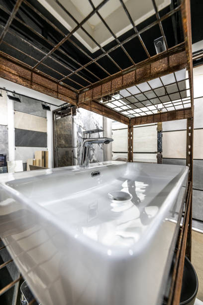 istock Bathroom sink seen in a shop 1477899217