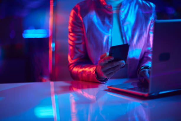 istock Closeup on woman using smartphone applications 1477901367