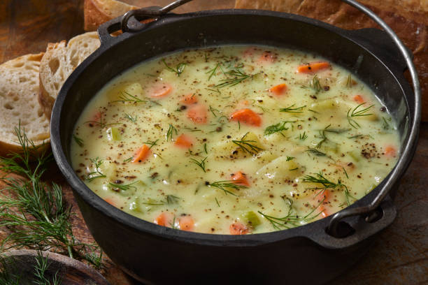 istock Creamy Polish Dill and Potato Soup 1477912829