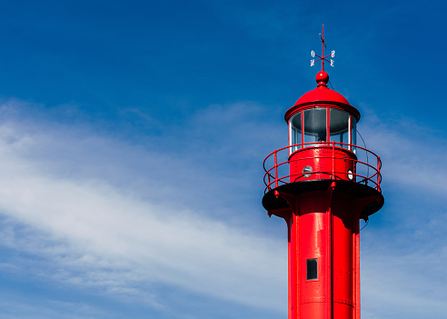 The lighthouse of Oddesund in Denmark