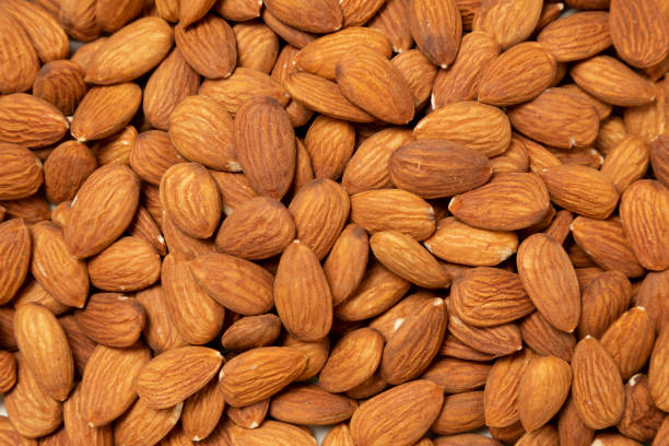 istock Full frame shot of almonds 1477924710