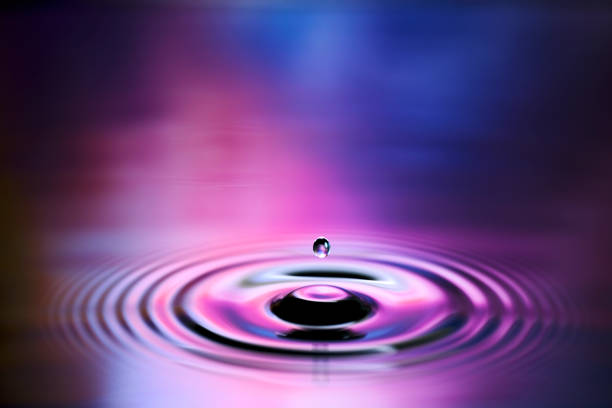 istock Water droplets and ripples falling on the surface of the water 1477935749