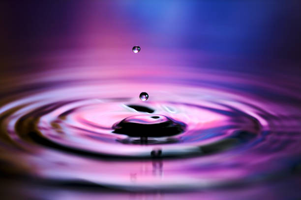 istock Water droplets and ripples falling on the surface of the water 1477935952