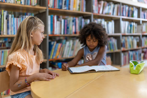 istock Preschoolers in the library 1477940522