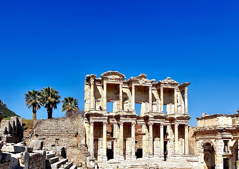 Ephesus was an ancient Greek port city located near the western shores of modern-day Turkey.