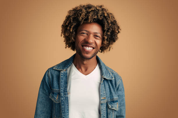 istock Glad African American man looking at camera 1477941266