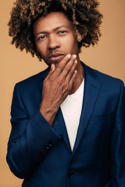 istock African American businessman touching face 1477941292