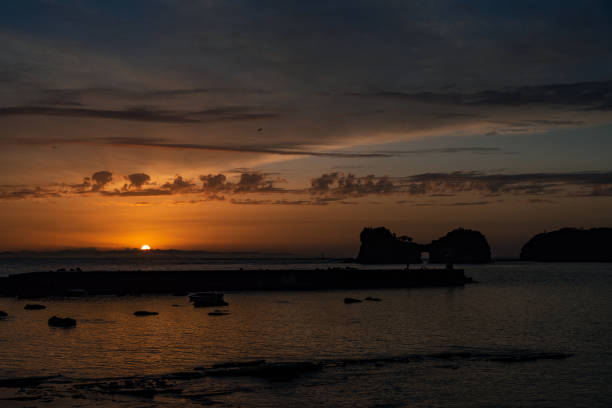 istock The Setting Sun and Engetsu Island 1477954771