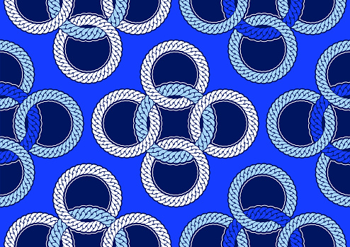 African Rope Pattern Print Fabric 32 Stock Illustration - Download ...