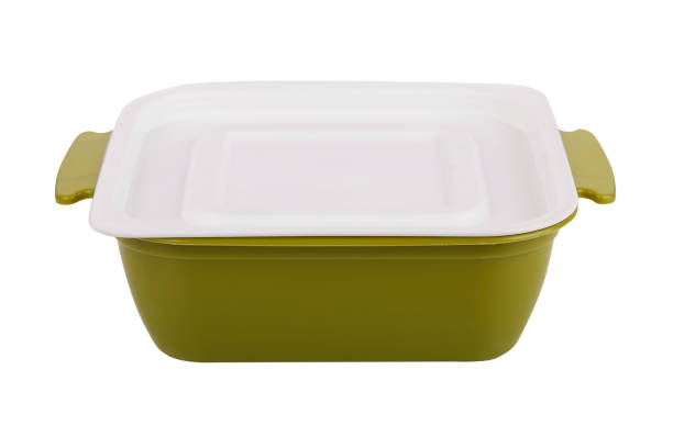 istock Plastic food containers Stacked Together isolated on white background. Home product for kitchen, preparation, storage containers, and serving products for the kitchen and home. Food containers. 1477963452