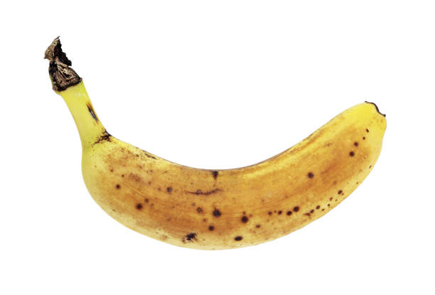 istock Ripe bananas isolated on white background 1477965794