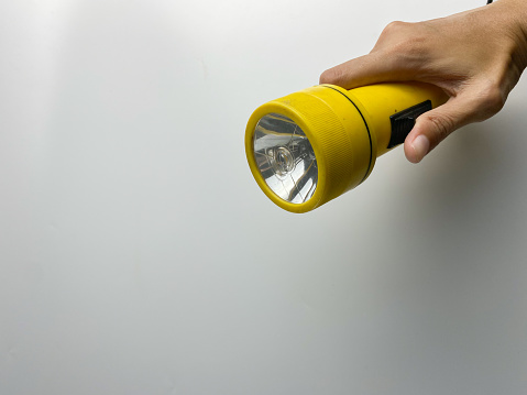 Senter or flashlight for highlight, idea background