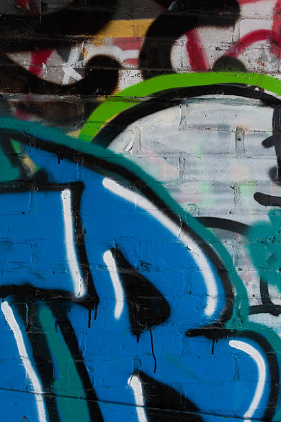 istock Detail of a grafitti on brickwall 147797536