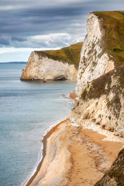 istock Coast view from Durdle Door, Wareham, England, Jurassic Coast World Heritage. 1477980470