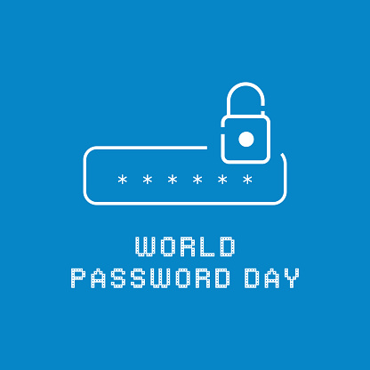 World Password day banner design template