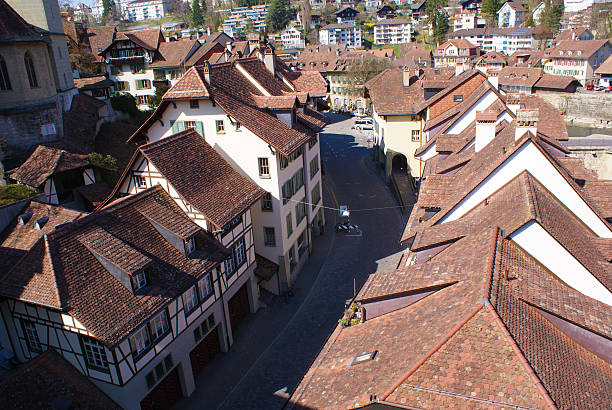 View of Bern, Switzerland stock photo