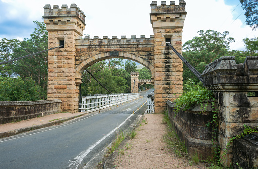 The bridge at Wahgunyah across the Murry River linking Victoria and New South Wales