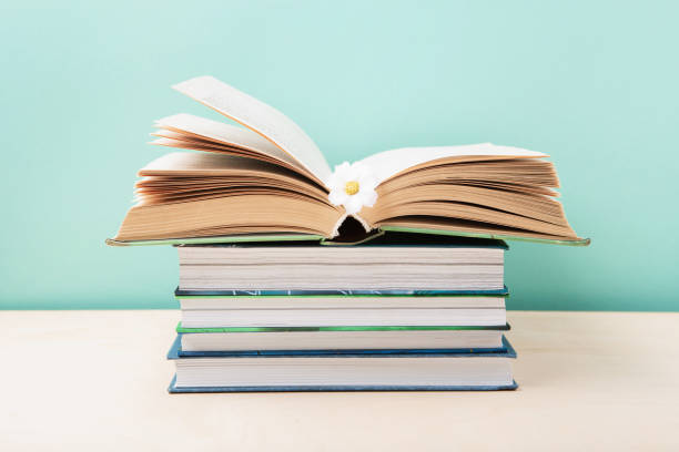 istock World book and Copyright day, Education concept on Blue Mint Background. 1478024997