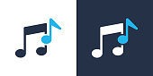istock Music note icon. Solid icon vector illustration. For website design, logo, app, template, ui, etc. 1478025273