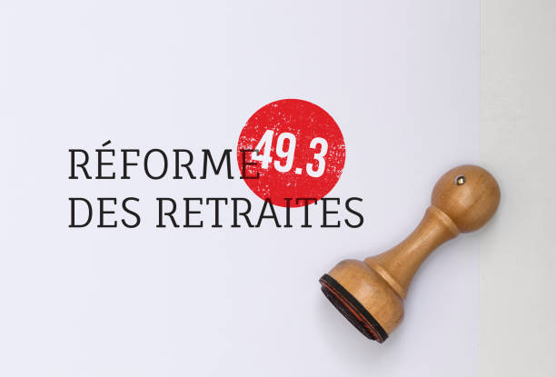 réforme des retraites et article 49.3 - french renaissance photos et images de collection