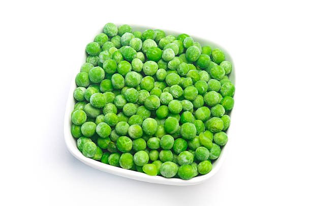 Frozen Green Peas in bowl