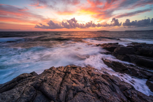 istock Colorful seascape with picturesque rocks 1478031415