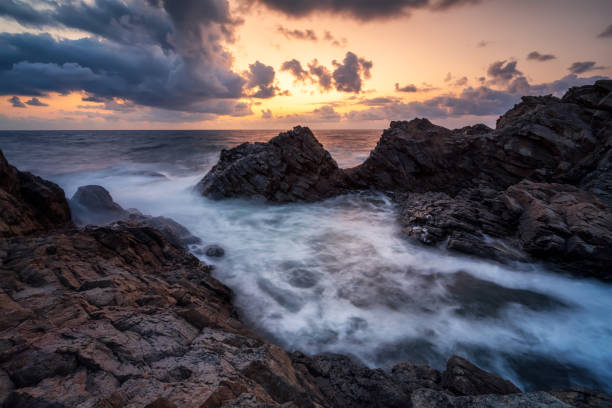 istock Colorful seascape with picturesque rocks 1478031416