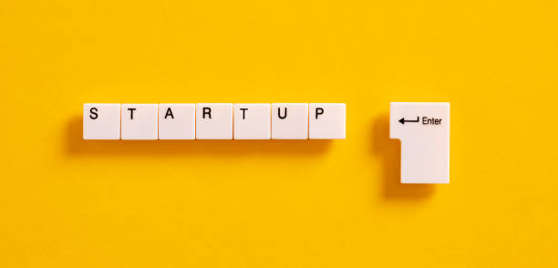 istock Business startup plan concept. Computer keyboard keys with the word startup. 1478036642