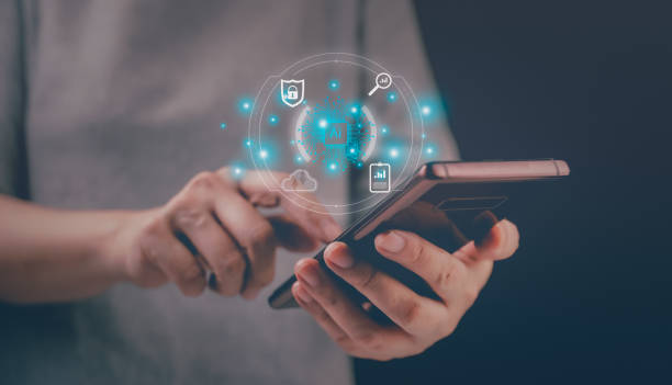 istock Businessman using smart devices for Digital technology connection and marketing,, links to artificial intelligence, internet of thing. Concept smart robot AI, futuristic technology transformation. 1478037956