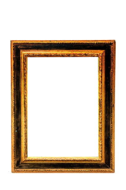 istock Antique  picture frame against white background 1478039517