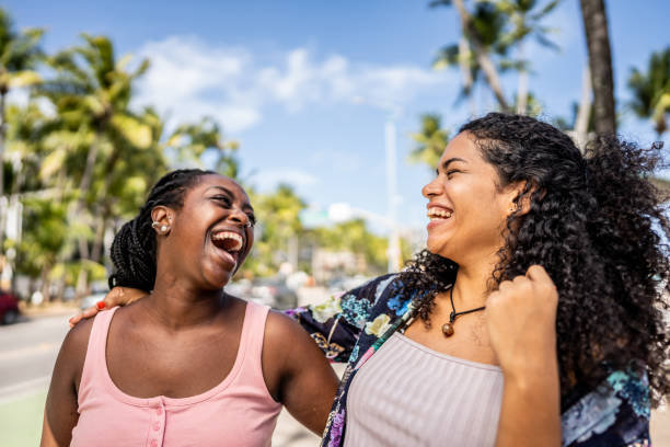 istock Two female friends walking in the broadwalk 1478043626
