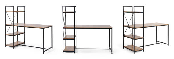 istock Metal desk and shelf 1478044024