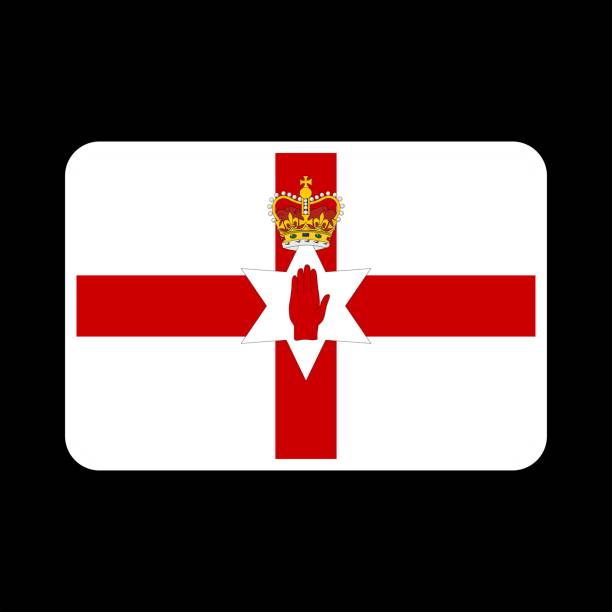 istock Northern Ireland flag, official colors and proportion. Vector illustration. 1478057705