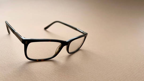 istock Glasses for vision, place for text. Lenses in a plastic frame. Optometrist ophthalmology. 1478062665