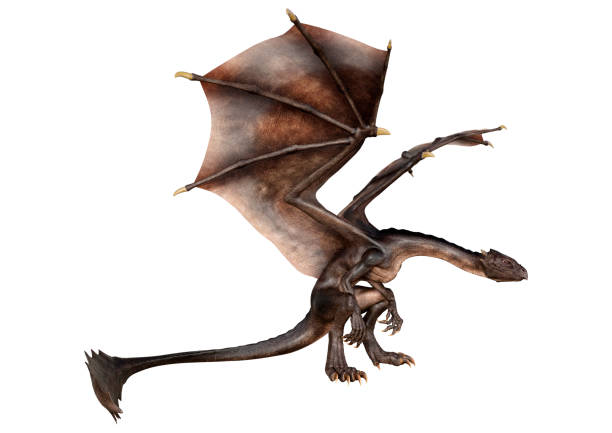 istock 3D Rendering Fairy Tale Dragon on White 1478069327