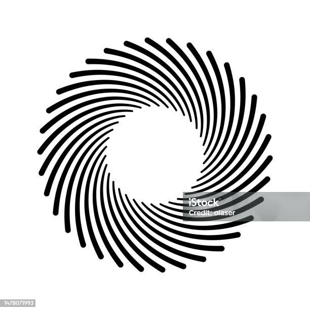 Grey Line Rounded Ends Lines With Rounded Ends In Swirl Pattern With Copy Space Stock ...