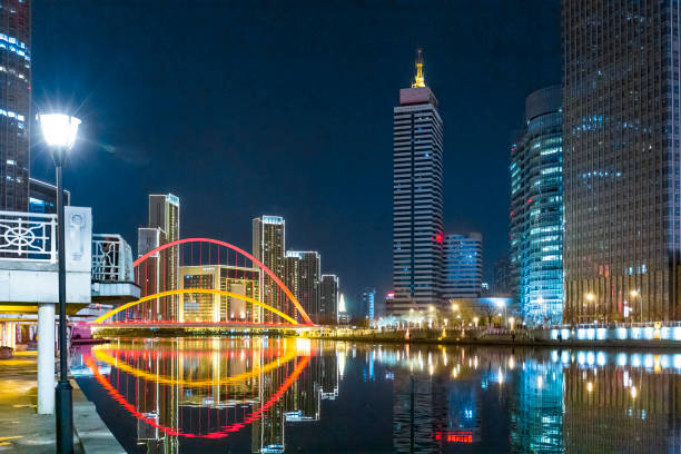 istock Tianjin bridge at night 1478076108
