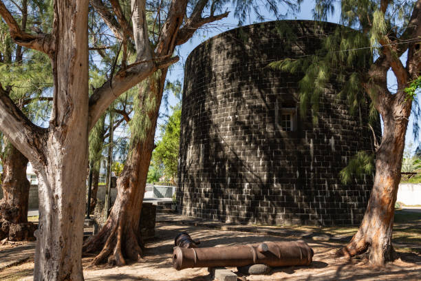 istock British-built Martello Tower from 1830s near La Preneuse, Black River district, Mauritius 1478077317