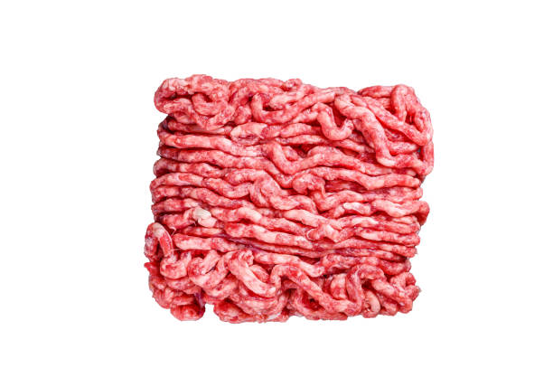 istock Raw mince beef, ground meat.  Isolated on white background. 1478080530