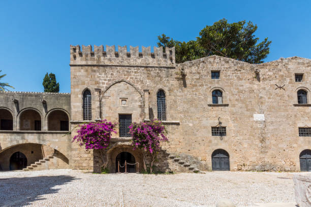 istock Square of Hebrew Martyrs in Rhodes old town, Dodecanese, Greece 1478093473