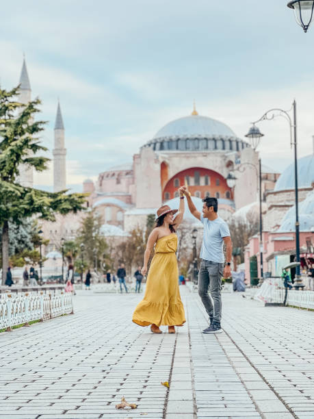 istock Couple travel in turkey and explore mosque 1478096227