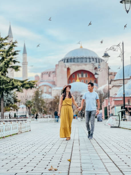 istock Couple travel in turkey and explore mosque 1478096230