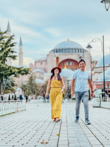istock Couple travel in turkey and explore mosque 1478096238